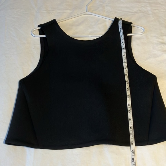 Club Monaco Black Crop Top - Picture 8 of 12